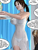 Awesome brunette 3d milf alone on the desert island with big black guy.