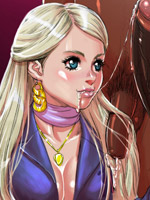 Cum hungry anime teen stunners doen't mind rough gangbang action with black guys.